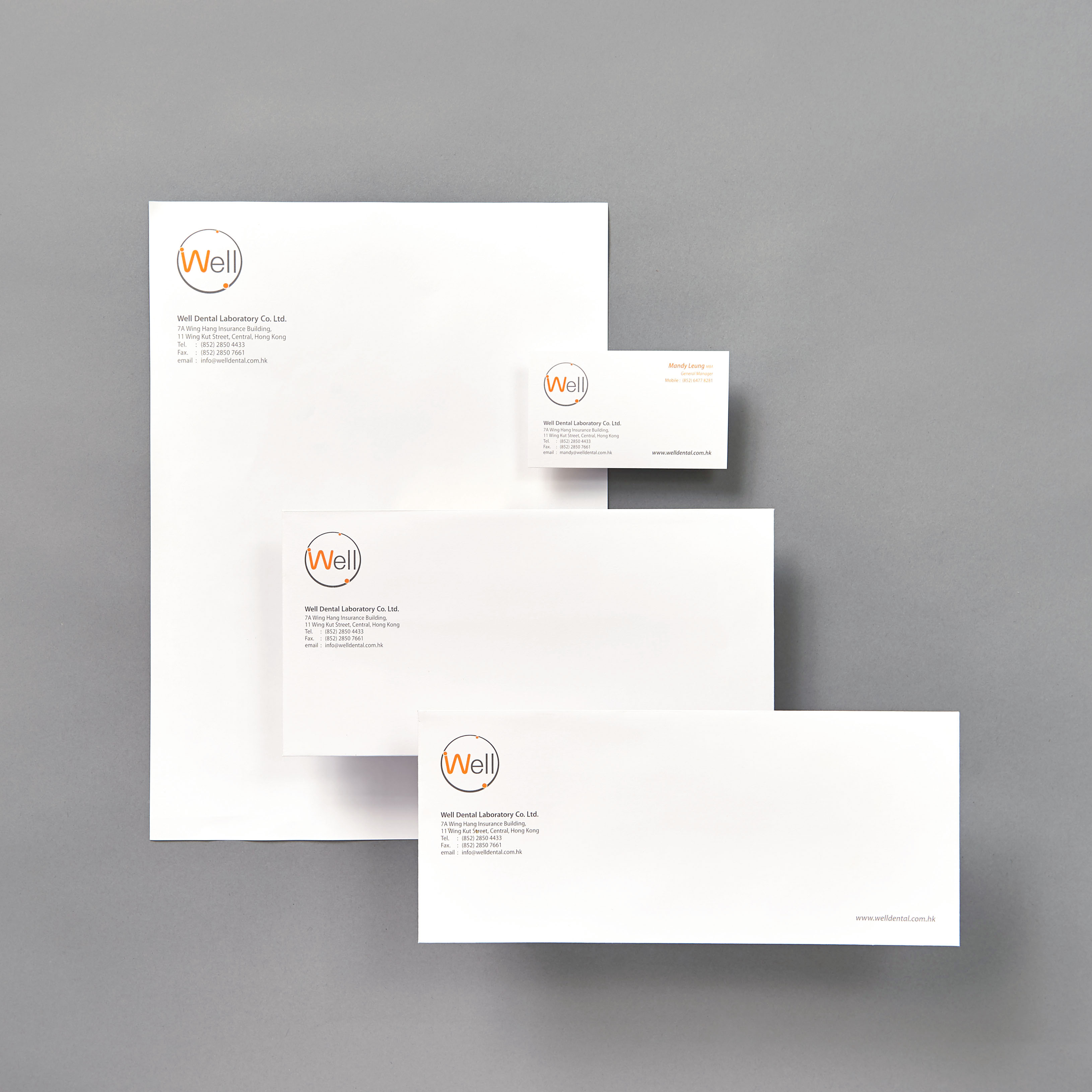 Well Dental Stationery